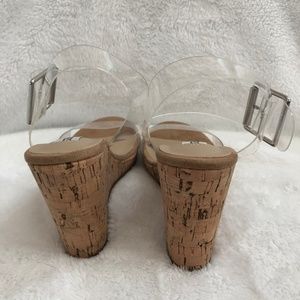 steve madden bloom clear wedge